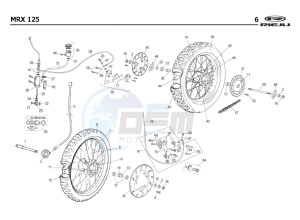 MRX-125-4T-BLUE drawing WHEEL - BRAKES