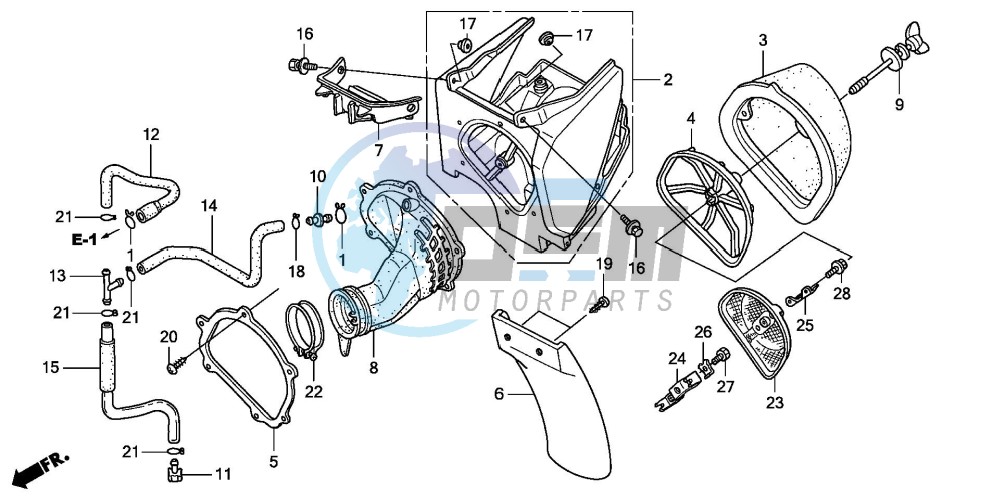 AIR CLEANER (CRF450R2)