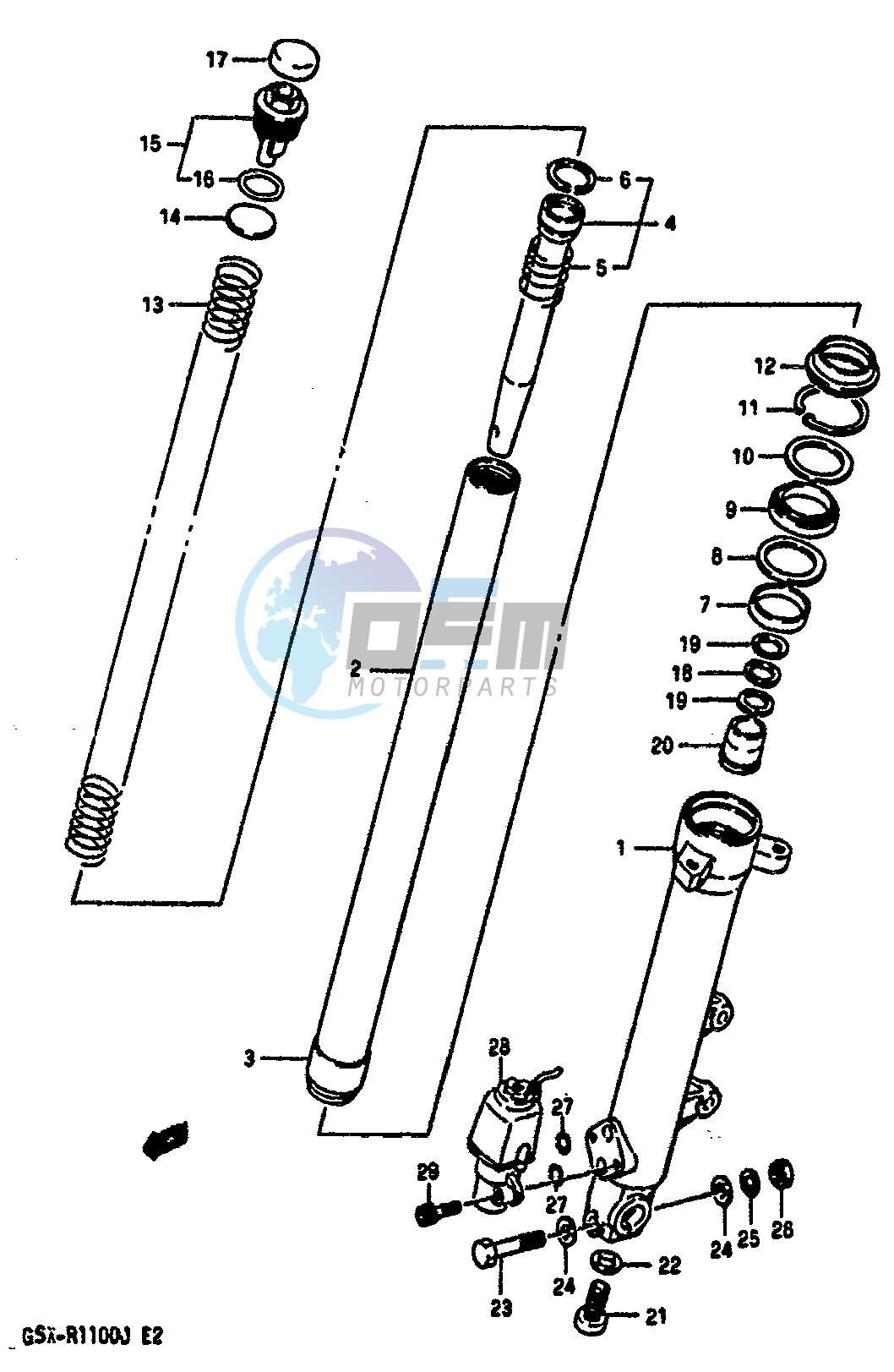 FRONT RH DAMPER