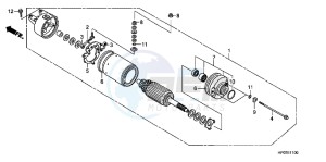 TRX500FPEB drawing STARTING MOTOR