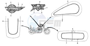 VT1100C SHADOW drawing STRIPE/MARK (VT1100CN/CP/CR)