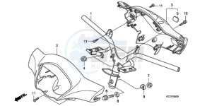 PES125R9 France - (F / CMF STC 2F) drawing HANDLE PIPE/HANDLE COVER