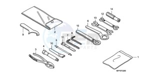 CB1300SA9 Australia - (U / ABS BCT MME TWO) drawing TOOLS