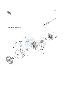 MULE_610_4X4 KAF400A7F EU drawing Optional Parts(Engine)