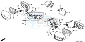 NSA700A9 KO / MME drawing WINKER/MIRROR