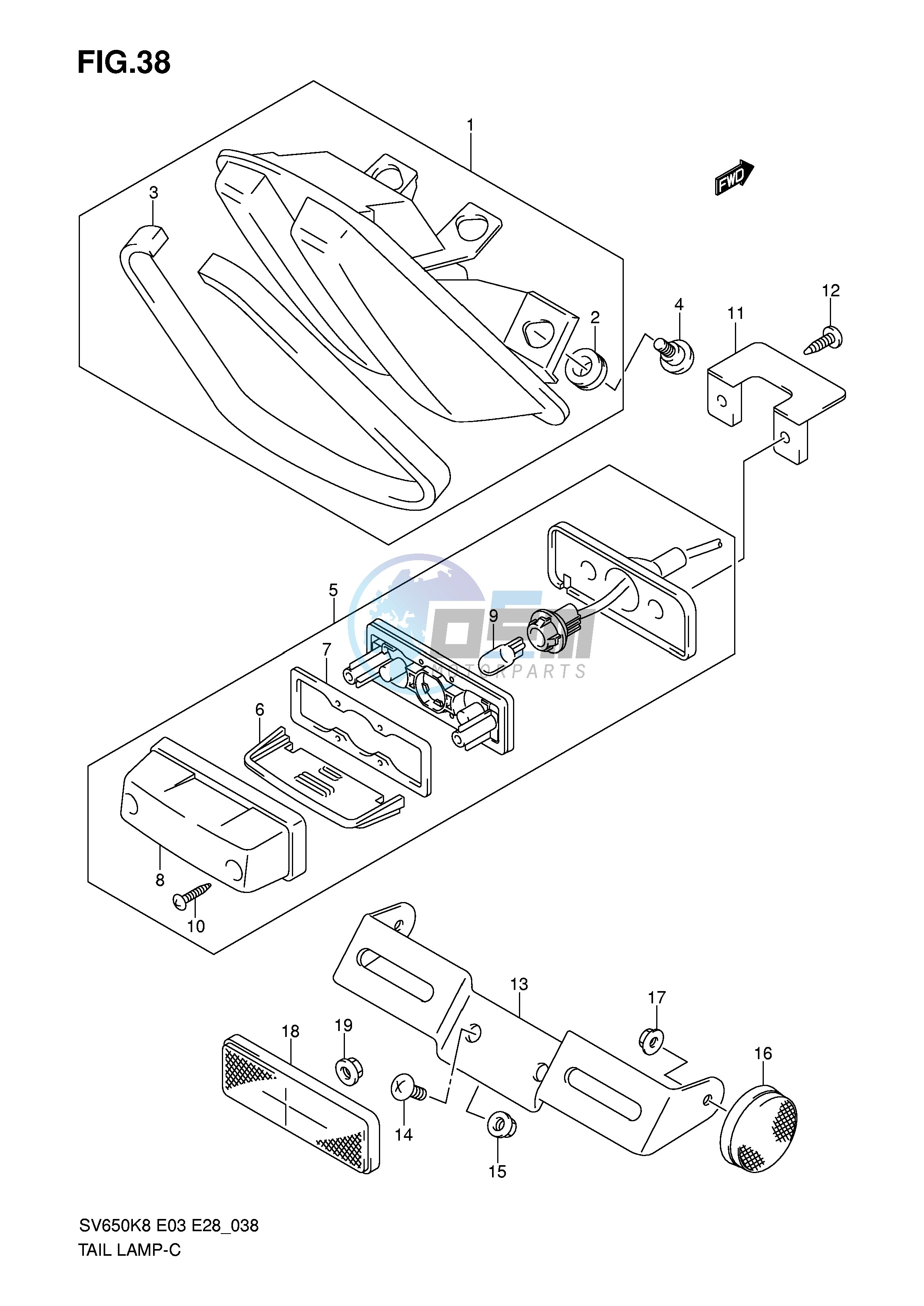 REAR COMBINATION LAMP