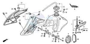 CRF70F drawing FUEL TANK