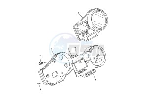 YZF R6 600 drawing METER