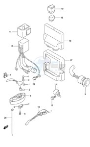 DF 250 drawing PTT Switch/Engine Control Unit (DF 250S)