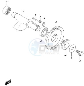 LT-A500XP drawing CRANK BALANCER