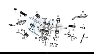 JET 14 (25 KM/H) (XC05W1-NL) (E4) (L8-M0) drawing CABLE SWITCH HANDLE LEVER