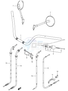 VL125 (E2) drawing HANDLE BAR