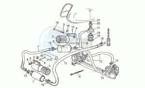 Daytona 1000 RS RS drawing Fuel supply