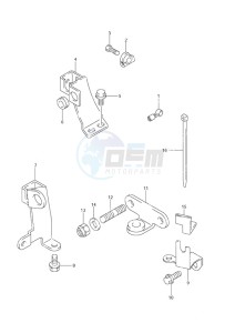 DF 9.9 drawing Remocon Cable Holder w/Remote Control