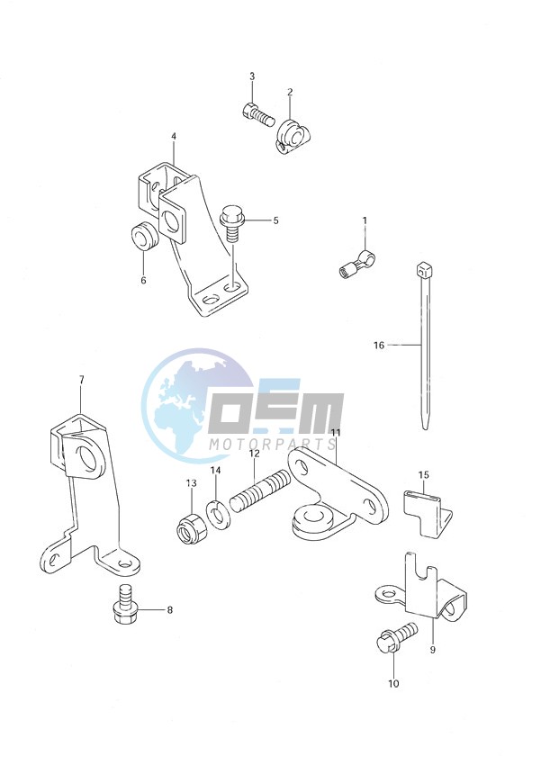 Remocon Cable Holder w/Remote Control