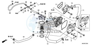 VFR1200XDC drawing WATER PUMP