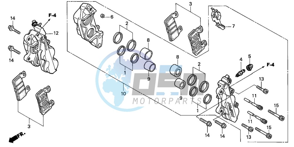 FRONT BRAKE CALIPER