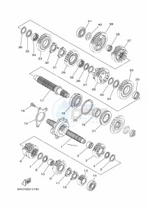 XTZ690 TENERE 700 (BHLA) drawing TRANSMISSION