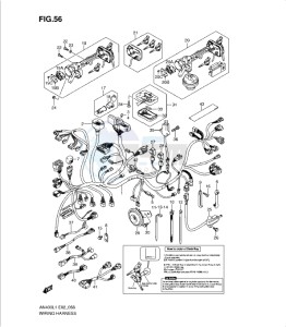 AN400Z drawing WIRING HARNESS (IMOBI) (AN400AL1 E24)