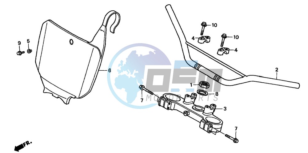 HANDLE PIPE/TOP BRIDGE