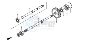 TRX500TM drawing FINAL SHAFT