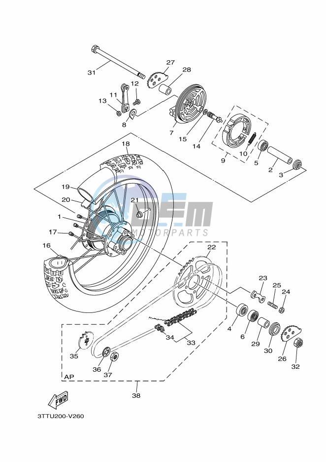 REAR WHEEL