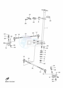 YFZ50 (BW4H) drawing STEERING