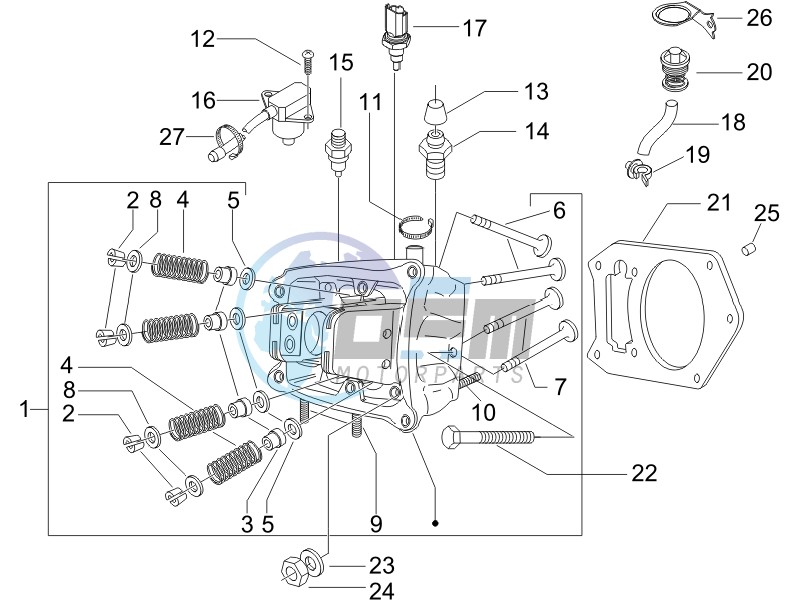 Cilinder head unit - Valve