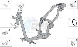 Scarabeo 50 4t 4v net drawing Frame