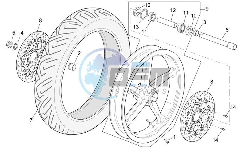 Front wheel