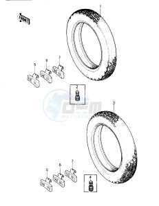 KZ 1300 A (A1-A3) drawing TIRES