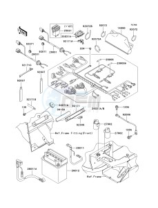 KAF 400 A [MULE 610 4X4] (A6F-AF) A6F drawing CHASSIS ELECTRICAL EQUIPMENT