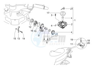 Runner 125 VX 4t e3 serie Speciale drawing Locks