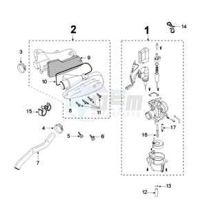 FIGHT 3 LCN drawing CARBURETTOR