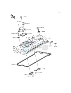 ER-6F_ABS EX650FEF XX (EU ME A(FRICA) drawing Cylinder Head Cover