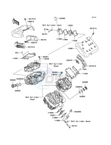 VN1600 MEAN STREAK VN1600B6F GB XX (EU ME A(FRICA) drawing Cylinder Head Cover