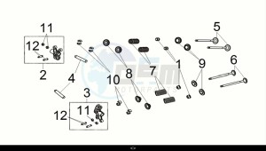 JOYMAX Z+ 125 (LW12W2-EU) (E5) (M1) drawing IN-EX. VALVE ROCKER ARM