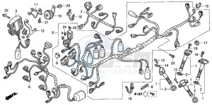 VFR800 drawing WIRE HARNESS (VFR800)