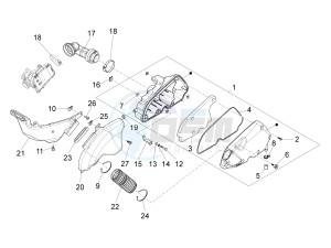 LT 150 4T 3V IE NOABS E3 (APAC) drawing Air filter