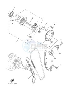 YFM700FWAD YFM7FGPHD GRIZZLY 700 EPS HUNTER (1HPS) drawing CAMSHAFT & CHAIN