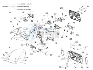 TUONO 1100 V4 RF E4 ABS (NAFTA) drawing Rear body II