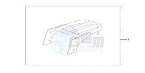 VT750C9 E / MKH MME drawing REAR CARRIER