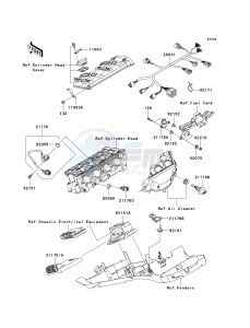 ZX 1000 M [NINJA ZX-10R] (C1) [NINJA ZX-10R] drawing FUEL INJECTION