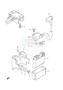 DF 25 V-Twin drawing Rectifier/Ignition Coil