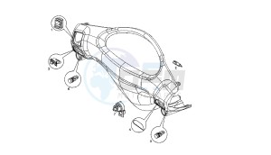 BOULEVARD - 50 CC 2T drawing HANDLE SWITCH