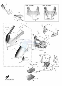 YZF600 YZF-R6 (BN6K) drawing COWLING 1