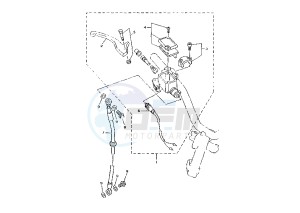 YN R NEO'S 50 drawing FRONT MASTER CYLINDER