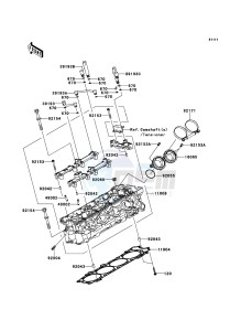 1400GTR_ABS ZG1400CCF FR GB XX (EU ME A(FRICA) drawing Cylinder Head