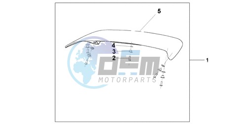 TOP BOX SPOILER DIGITAL SILVER