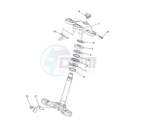 TZR 50 drawing STEERING